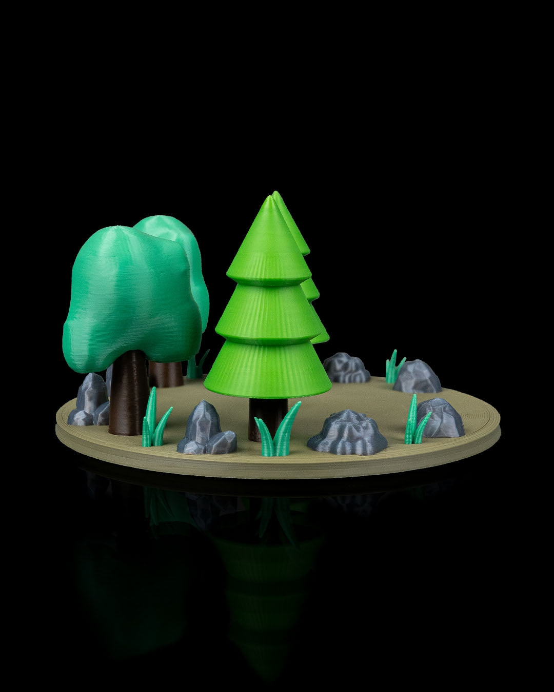 Charming 3D Printed Peacock in Cozy Field Nest – Unique Animal Lover Gift, Miniature Desk Pet & Collectible Figurine