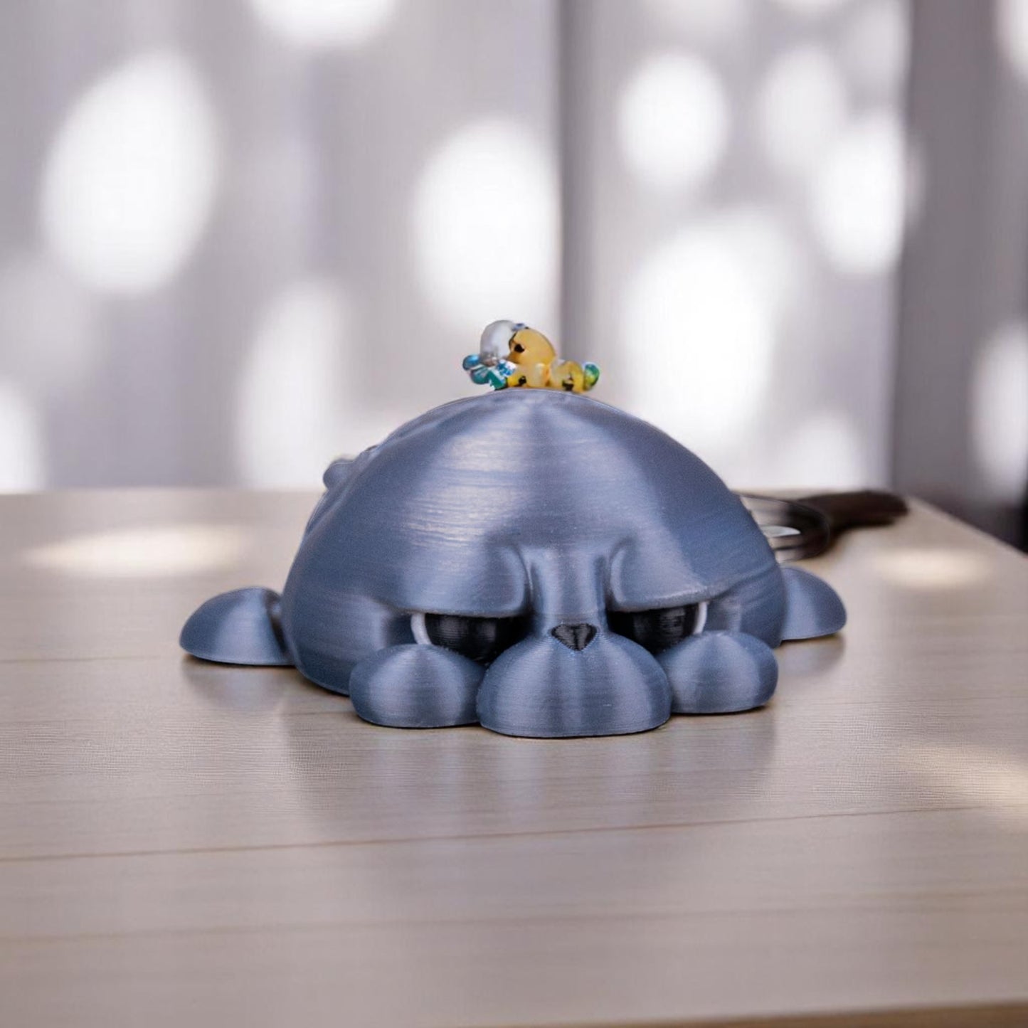 Phil the Seal – 3D Printed Articulated Ocean Fidget Toy | Sensory Desk Pet & Marine Animal Collectible