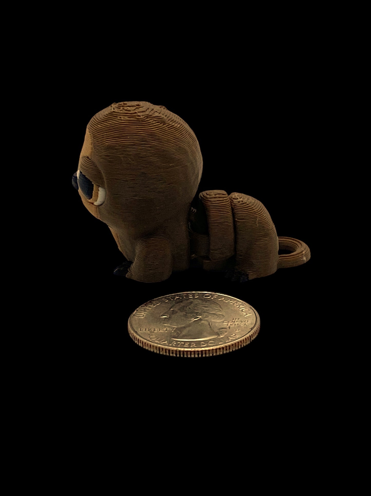 Sleepy Sitting Sloth Pocket Pal Toy & Keychain