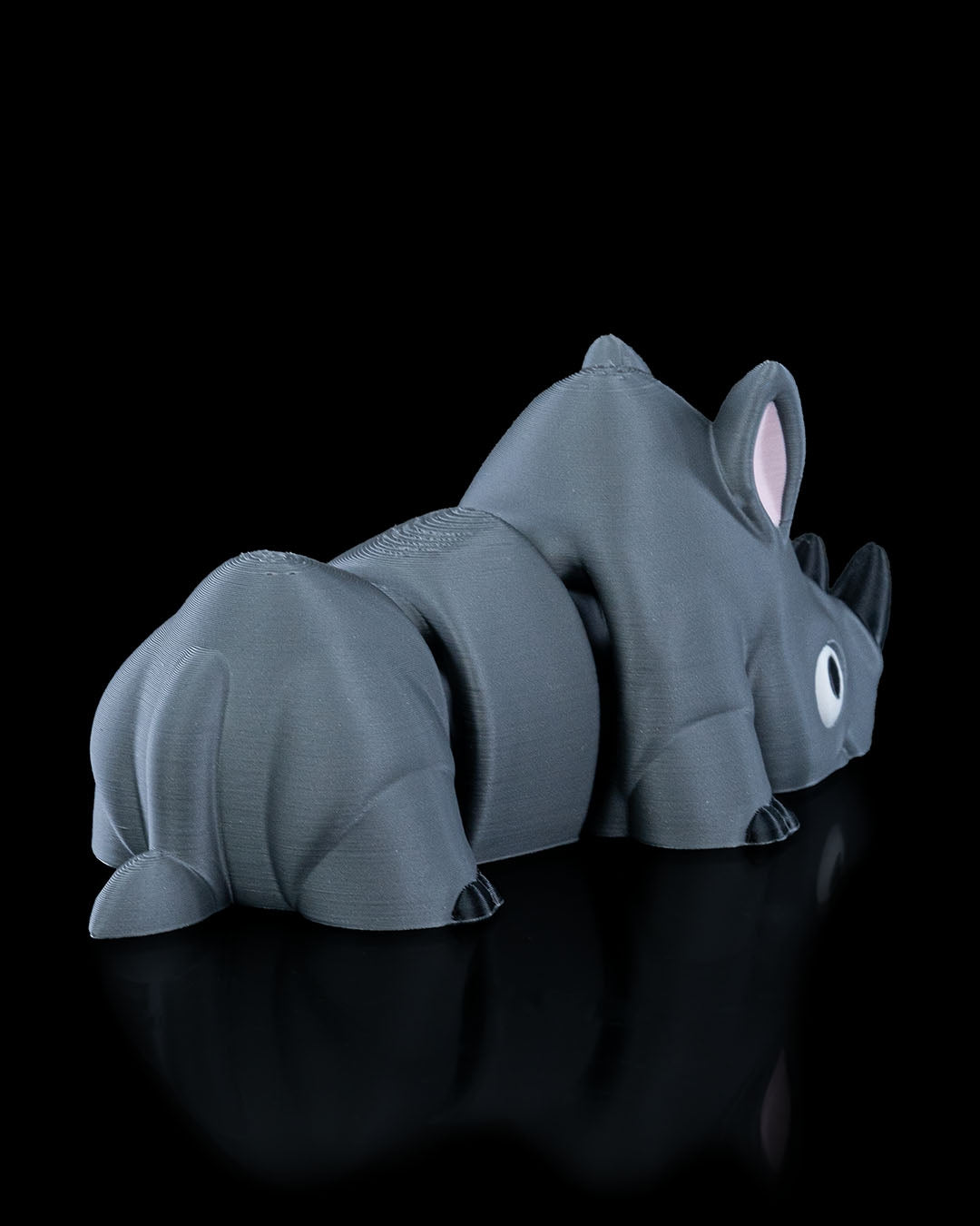 Playful Rhino Pocket Pal Toy & Keychain