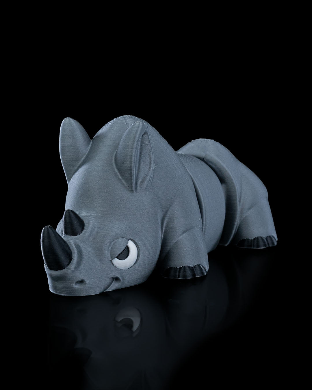 Playful Rhino Pocket Pal Toy & Keychain