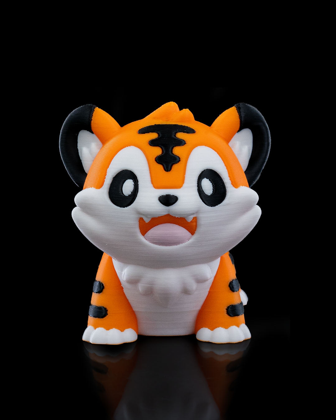 Playful Tiger Pocket Pal Toy & Keychain