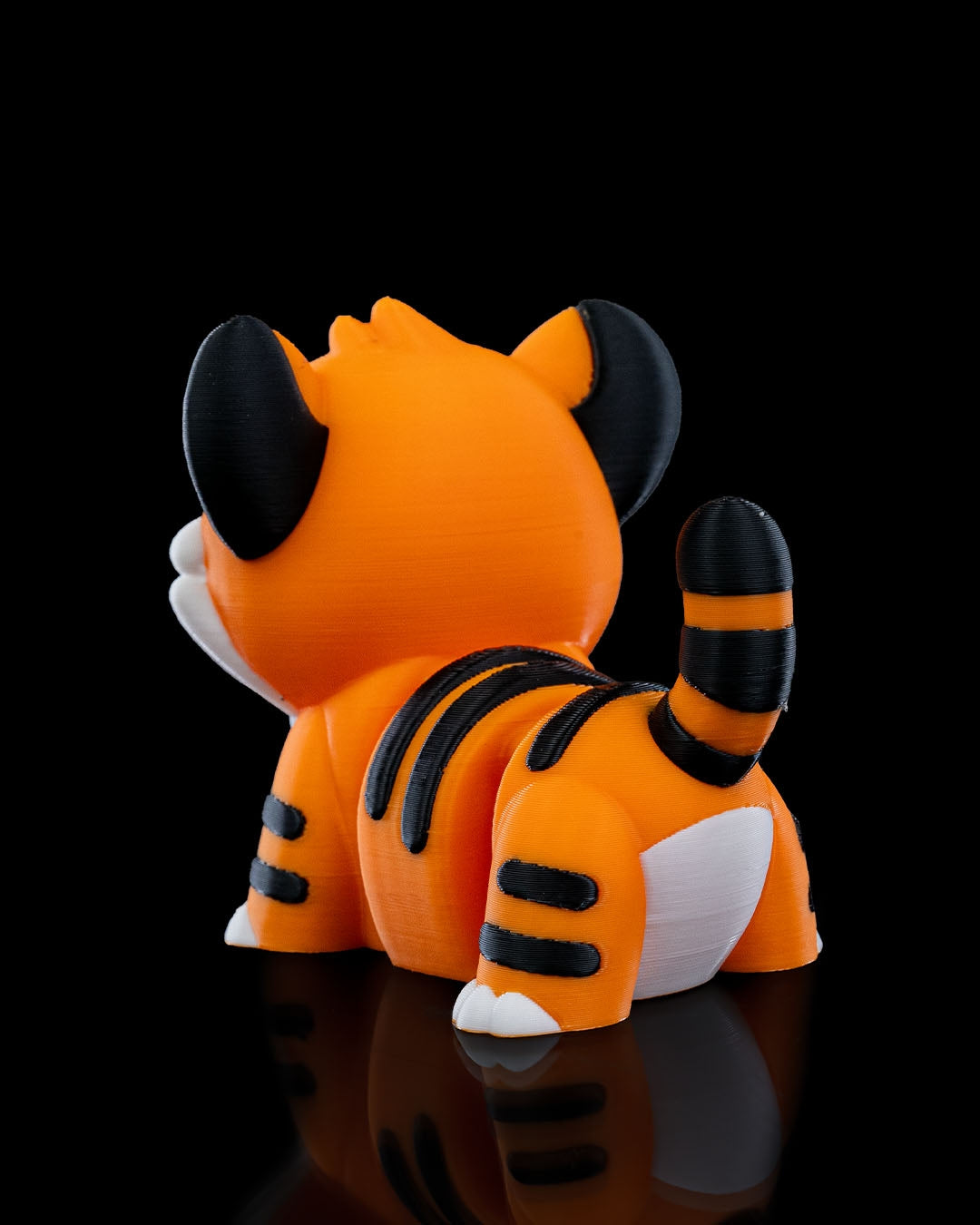 Playful Tiger Pocket Pal Toy & Keychain