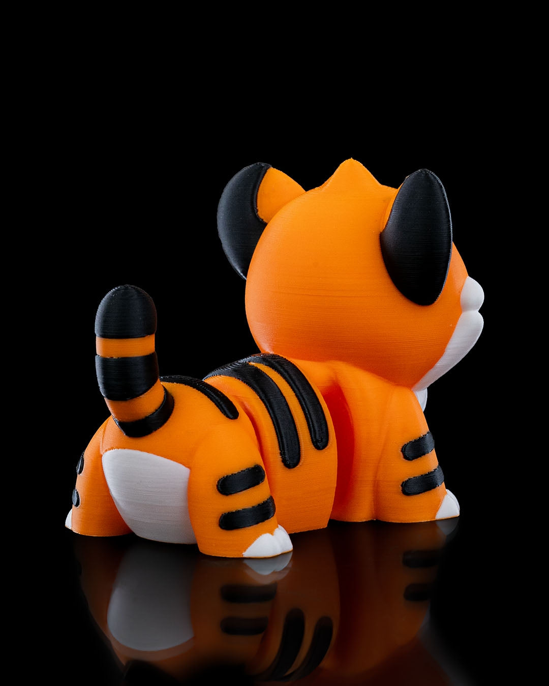 Playful Tiger Pocket Pal Toy & Keychain