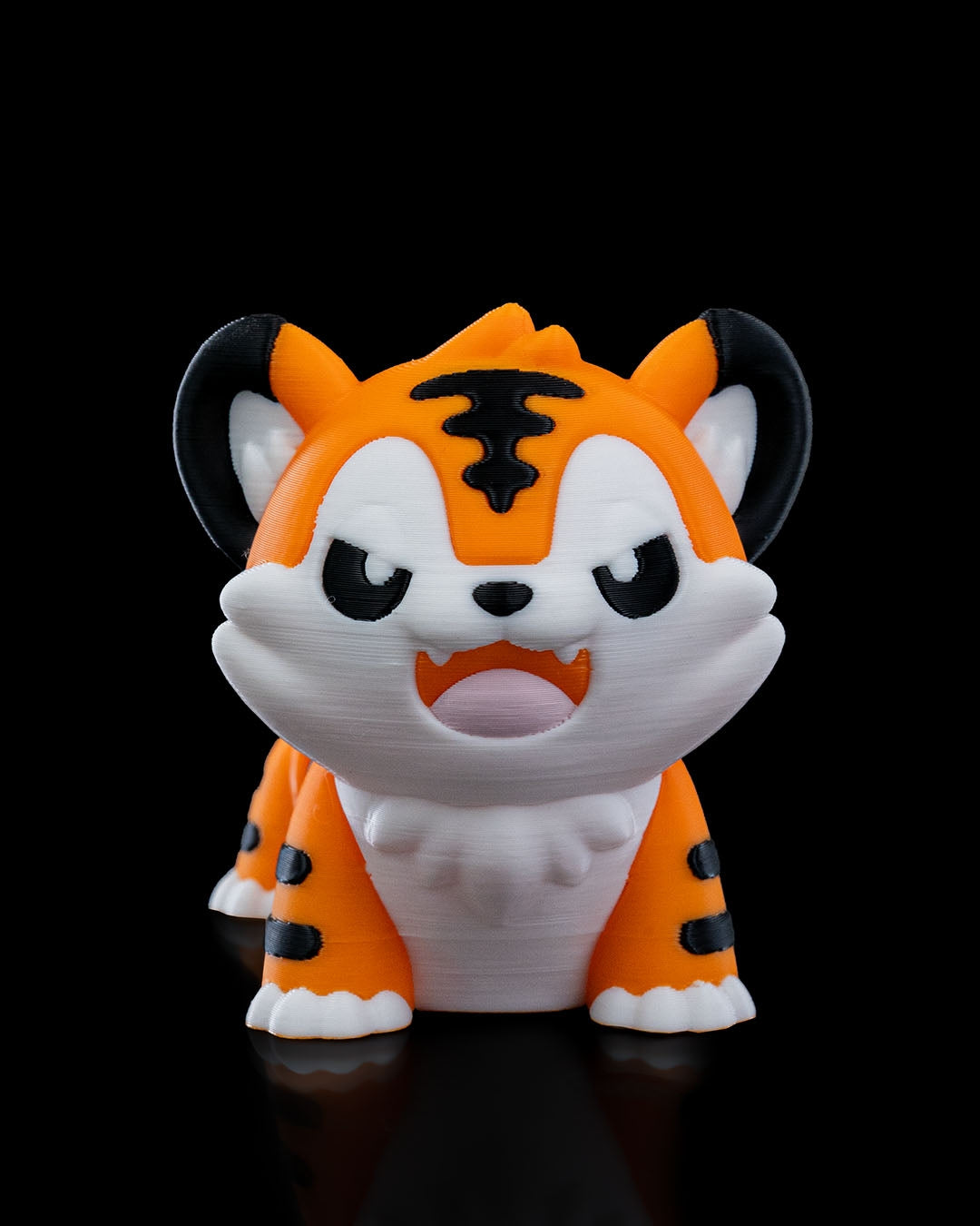 Playful Tiger Pocket Pal Toy & Keychain