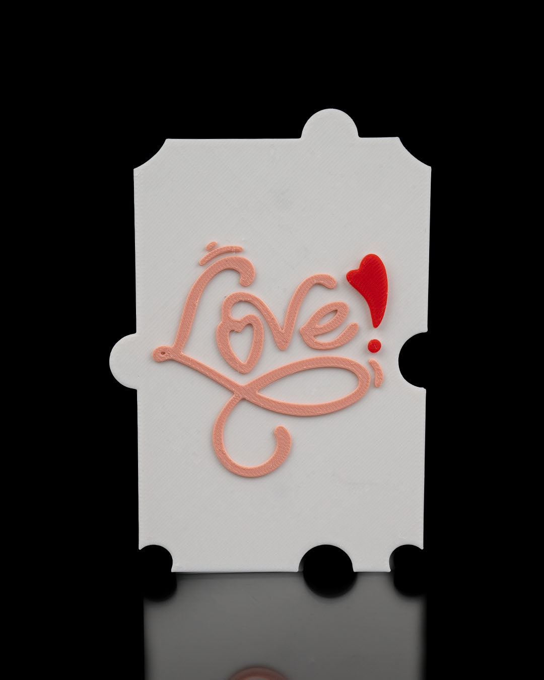 Magnetischer Bilderrahmen „Puzzled Love“