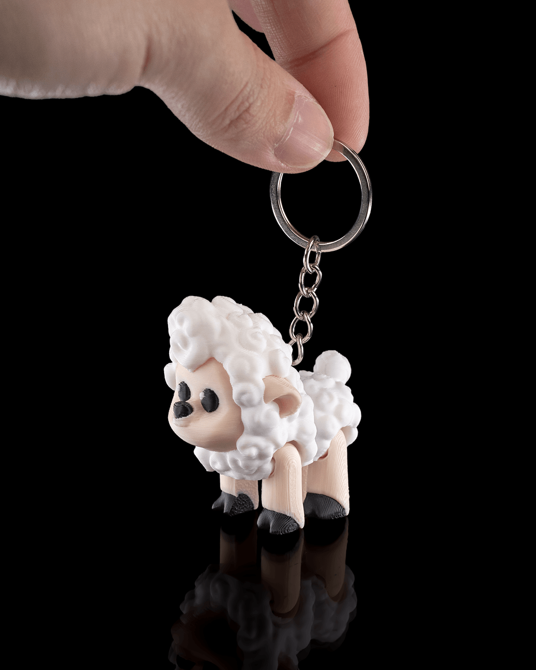 Sheep Pocket Pal Toy & Keychain