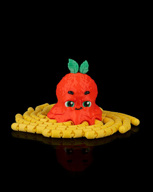 🍝 Spaghettopus – 3D Printed Articulated Pasta Octopus, Flexible Fidget Toy & STEM Collectible