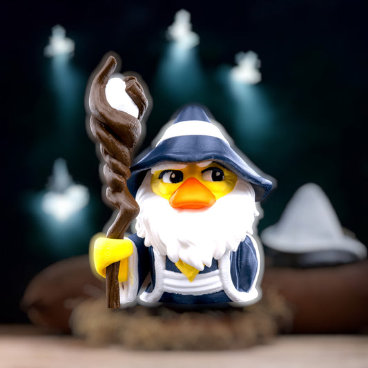 Spellquacker – 3D Printed Articulated Wizard Duck | Magical Collectible for Jeep Owners & Duck Lovers