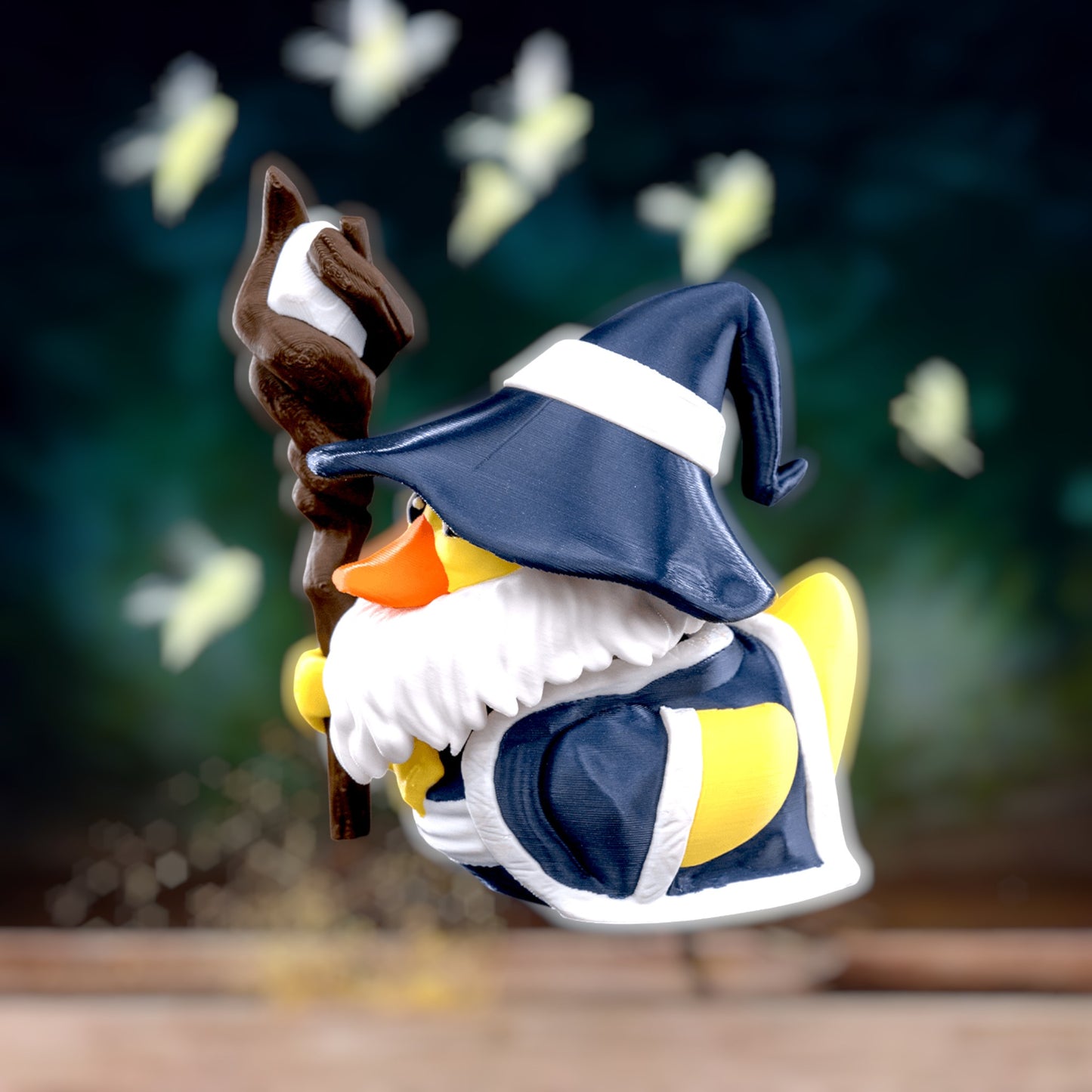 Spellquacker – 3D Printed Articulated Wizard Duck | Magical Collectible for Jeep Owners & Duck Lovers
