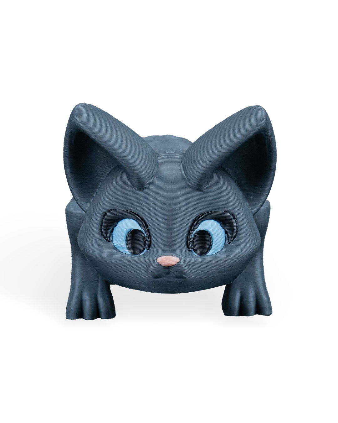 Stretching Kitty – 8cm Articulated 3D Printed Cat Figurine | Flexible Poseable Desk Decor & Stress Relief Toy