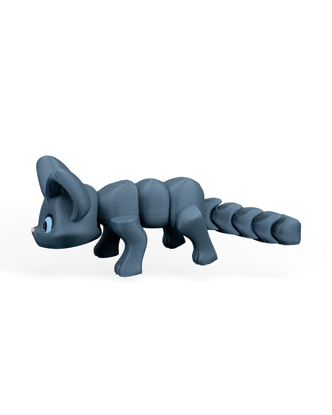 Stretching Kitty – 8cm Articulated 3D Printed Cat Figurine | Flexible Poseable Desk Decor & Stress Relief Toy