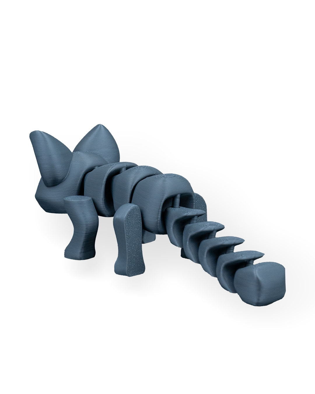 Stretching Kitty – 8cm Articulated 3D Printed Cat Figurine | Flexible Poseable Desk Decor & Stress Relief Toy