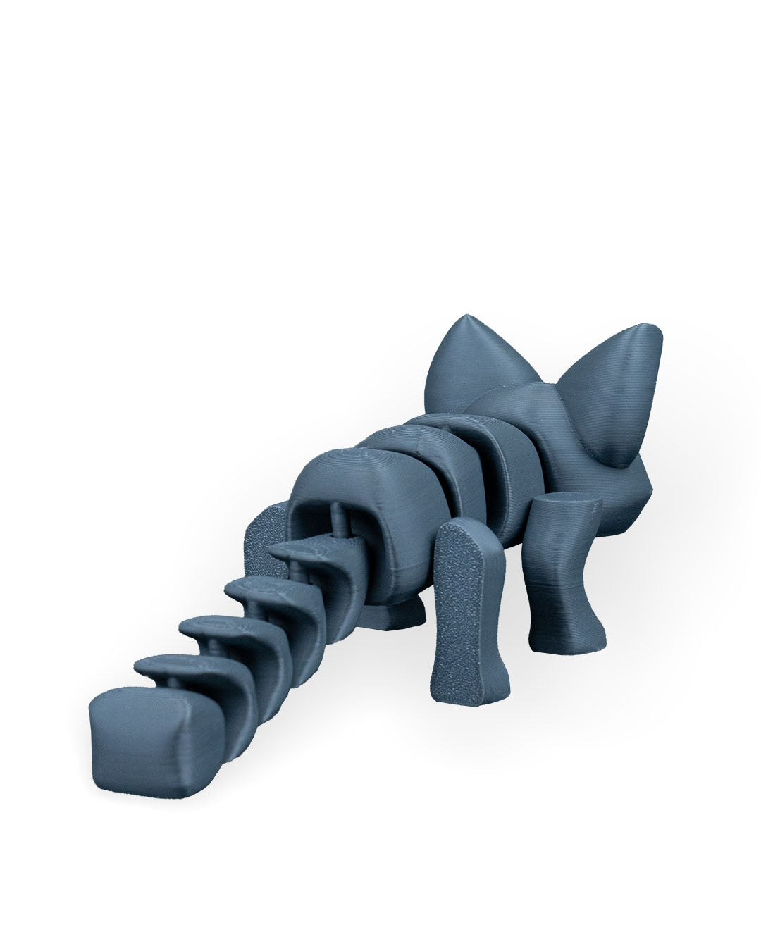 Stretching Kitty – 8cm Articulated 3D Printed Cat Figurine | Flexible Poseable Desk Decor & Stress Relief Toy