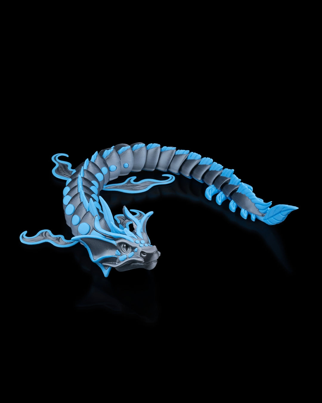 La marée abyssale – Dragon articulé imprimé en 3D 