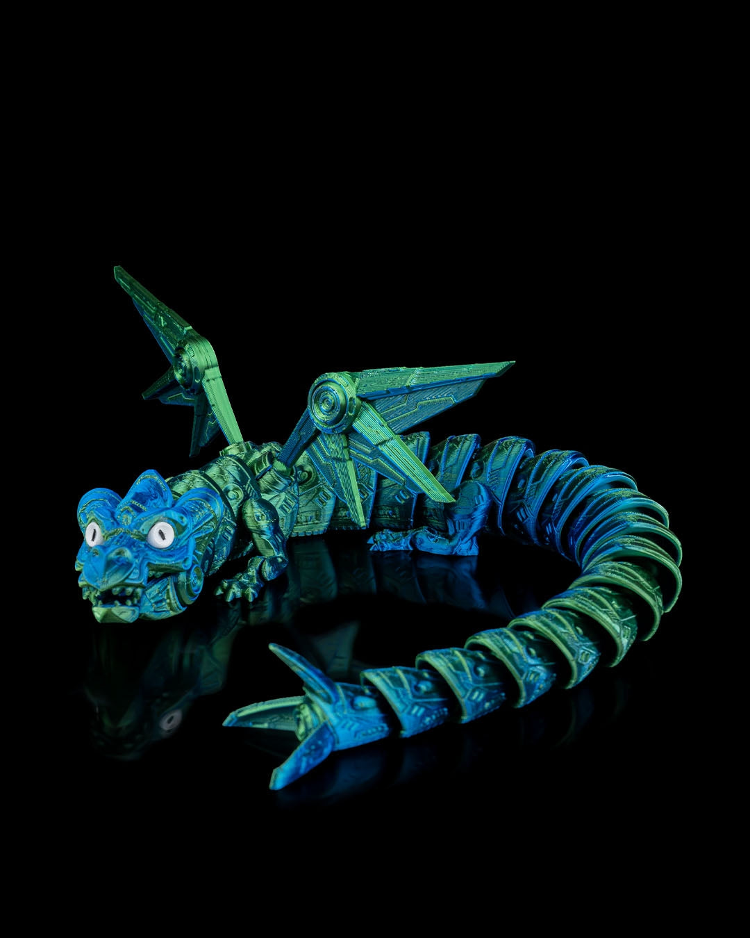 The Iron Sentinel – 3D Printed Articulated Dragon