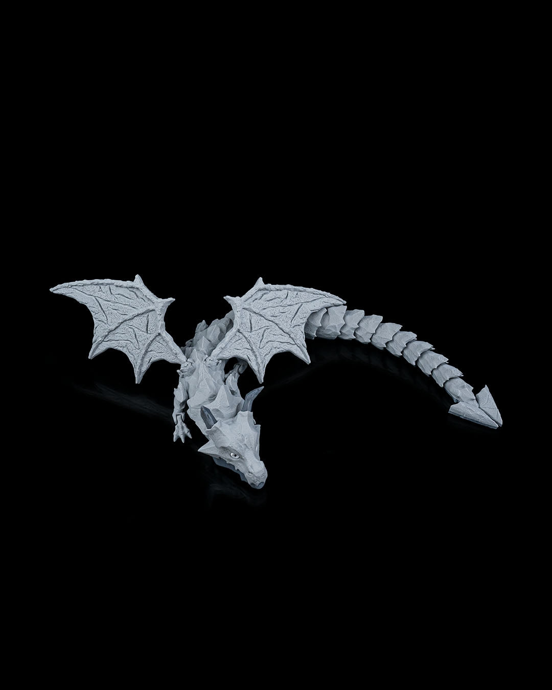 The Lithic Titan – 3D Printed Articulated Dragon