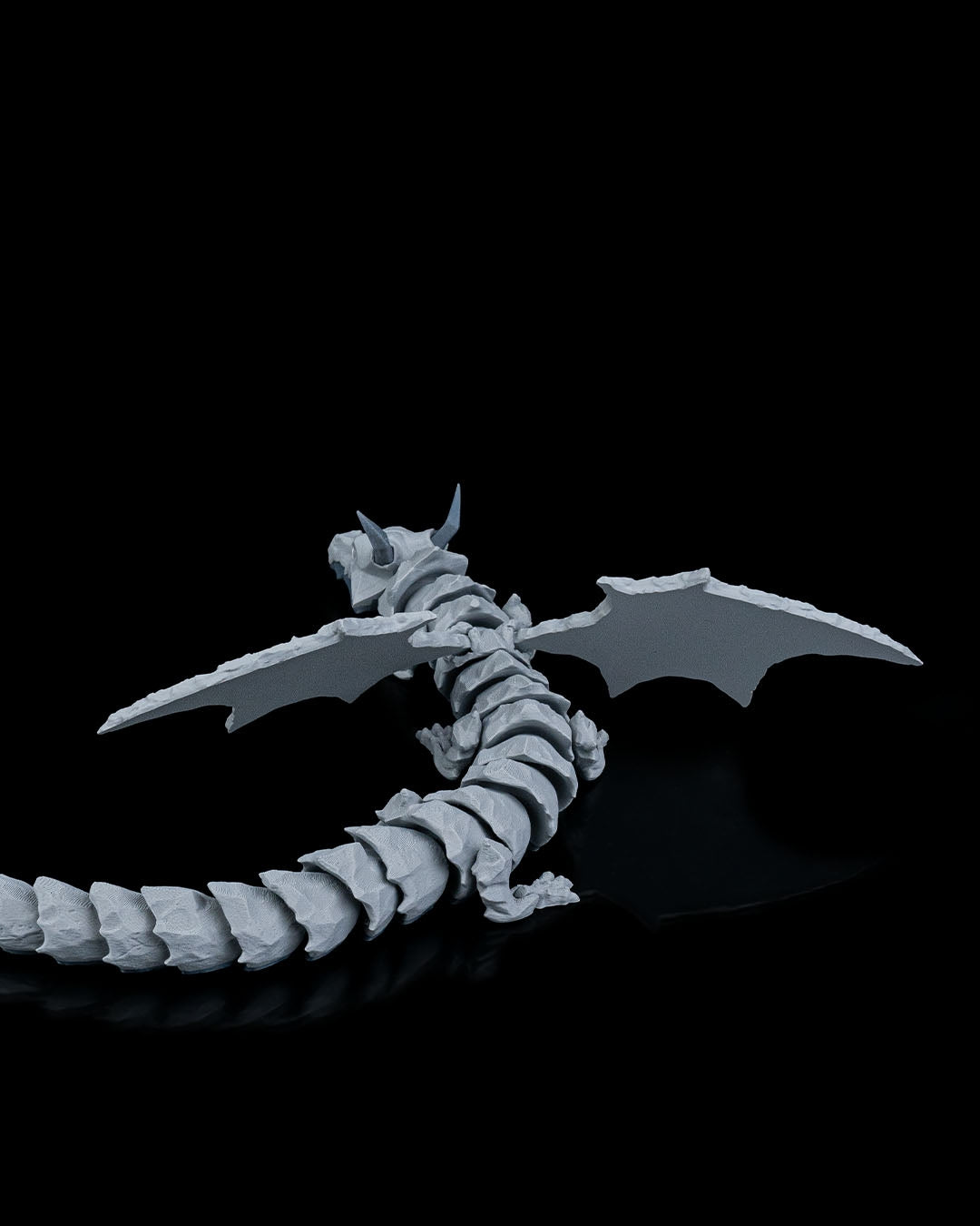 The Lithic Titan – 3D Printed Articulated Dragon