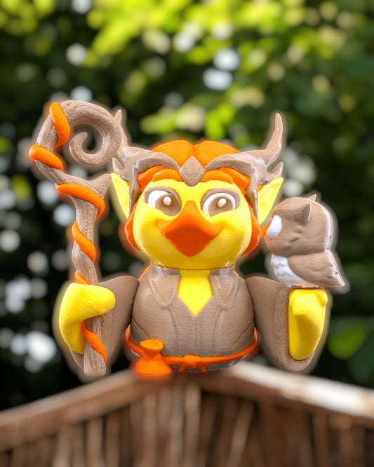 Thorn Wing – 3D Printed Articulated Duck with Removable Staff | Fantasy Collectible for Jeep Owners & Duck Lovers