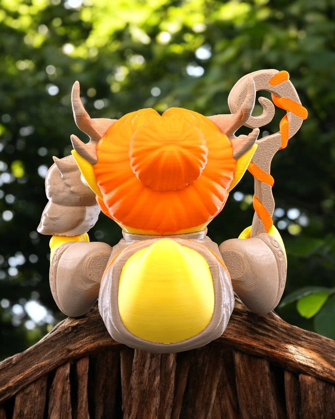 Thorn Wing – 3D Printed Articulated Duck with Removable Staff | Fantasy Collectible for Jeep Owners & Duck Lovers