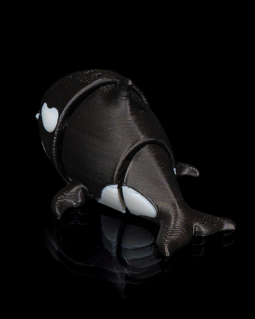 Tiny Orca Pocket Pal Toy & Keychain