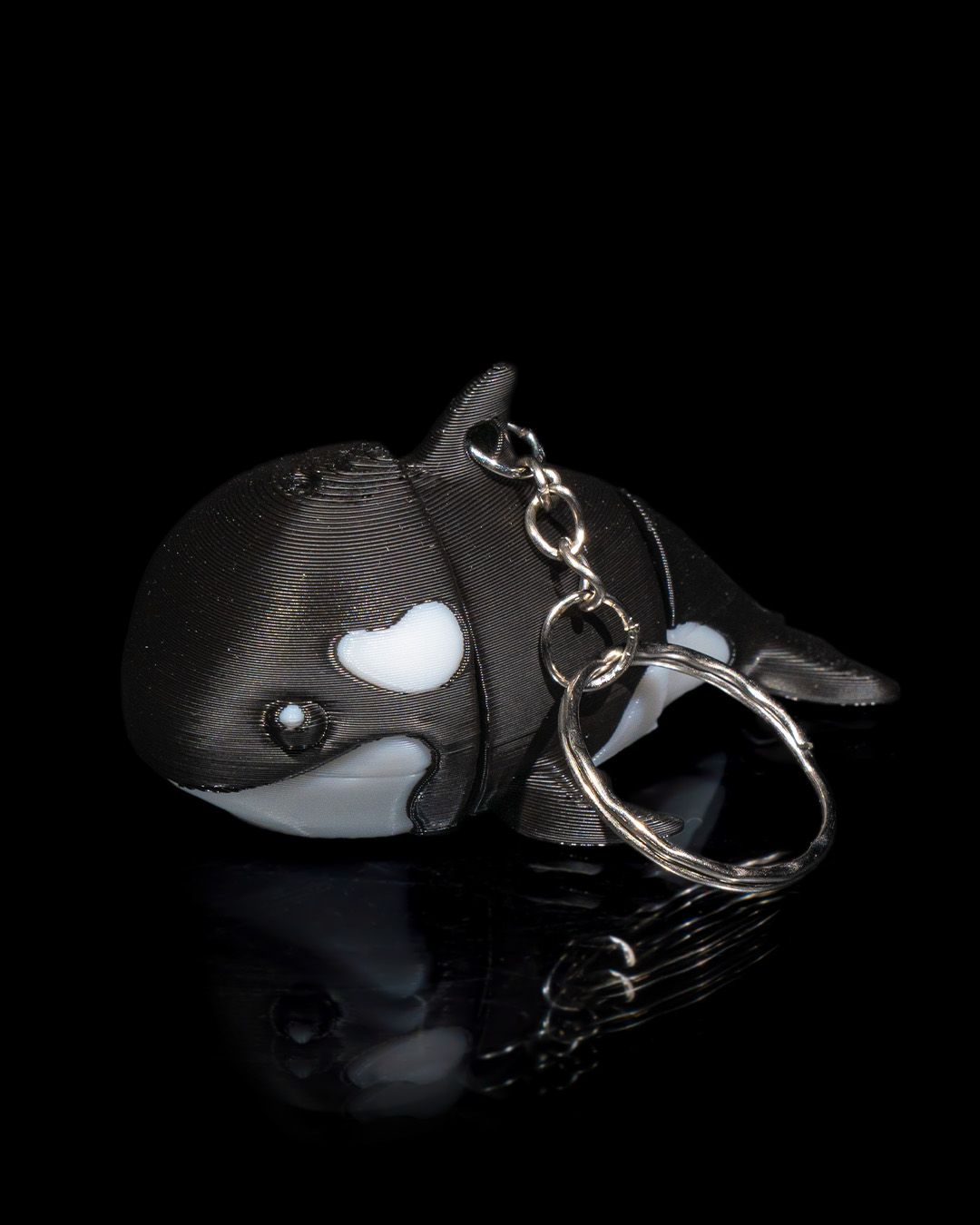 Tiny Orca Pocket Pal Toy & Keychain