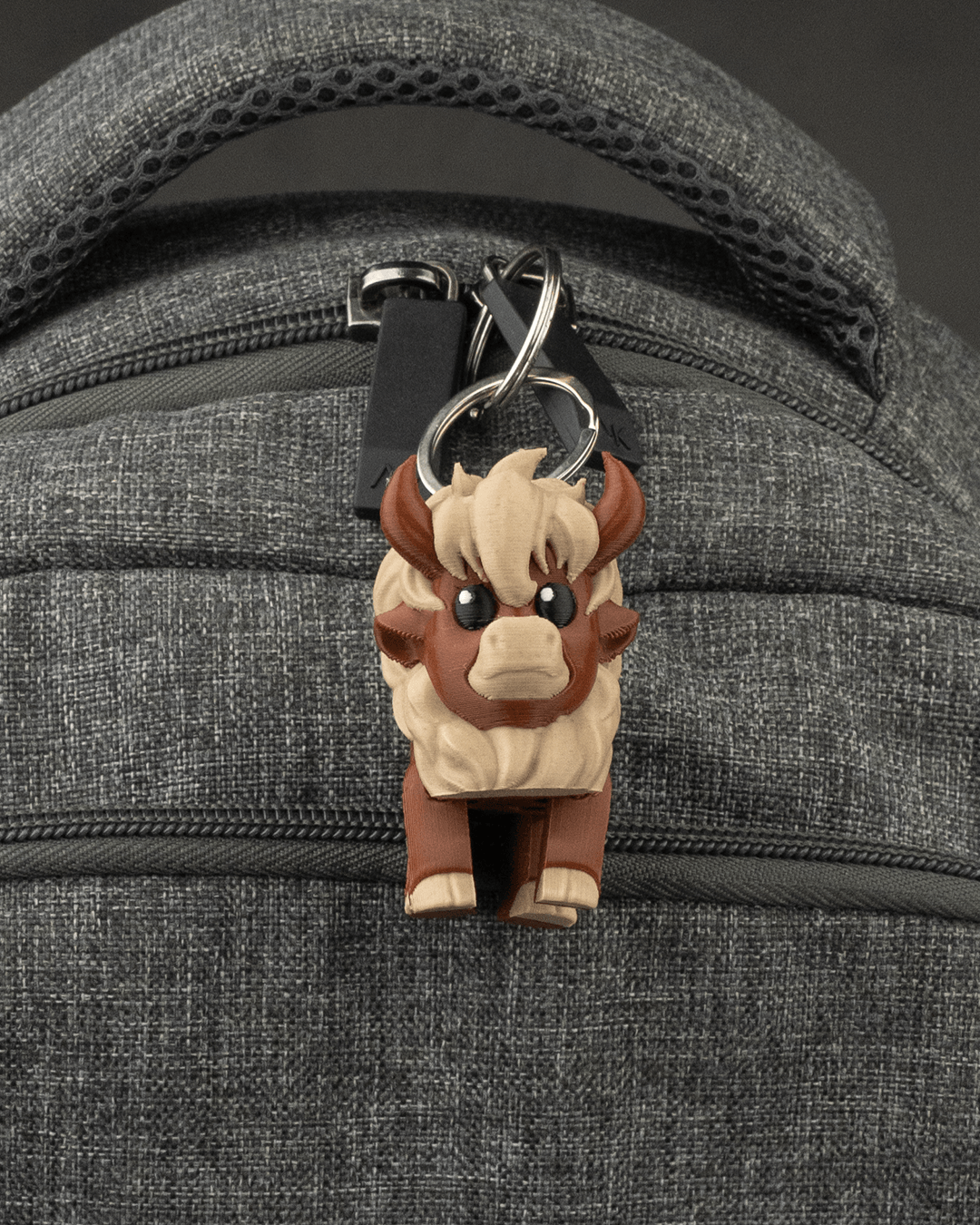 Tyson, The Bison Pocket Pal Toy & Keychain