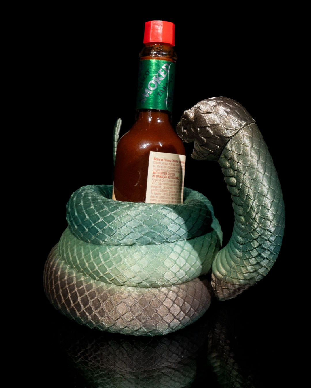 Viper 3D Printed Hot Sauce Holder – Bold and Fierce Tabasco Display