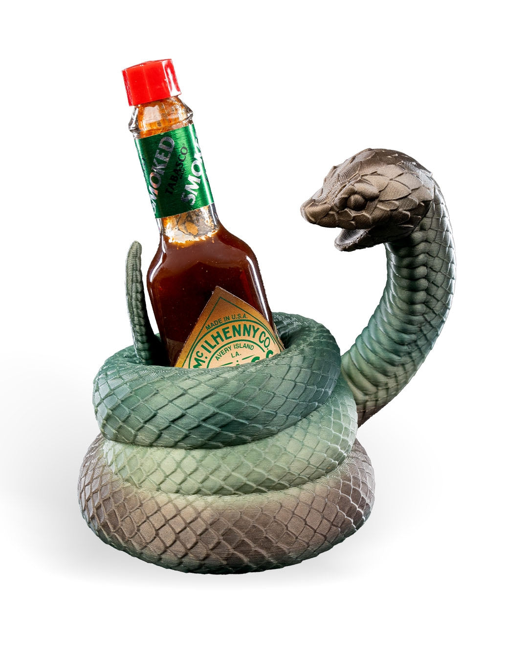 Viper 3D Printed Hot Sauce Holder – Bold and Fierce Tabasco Display