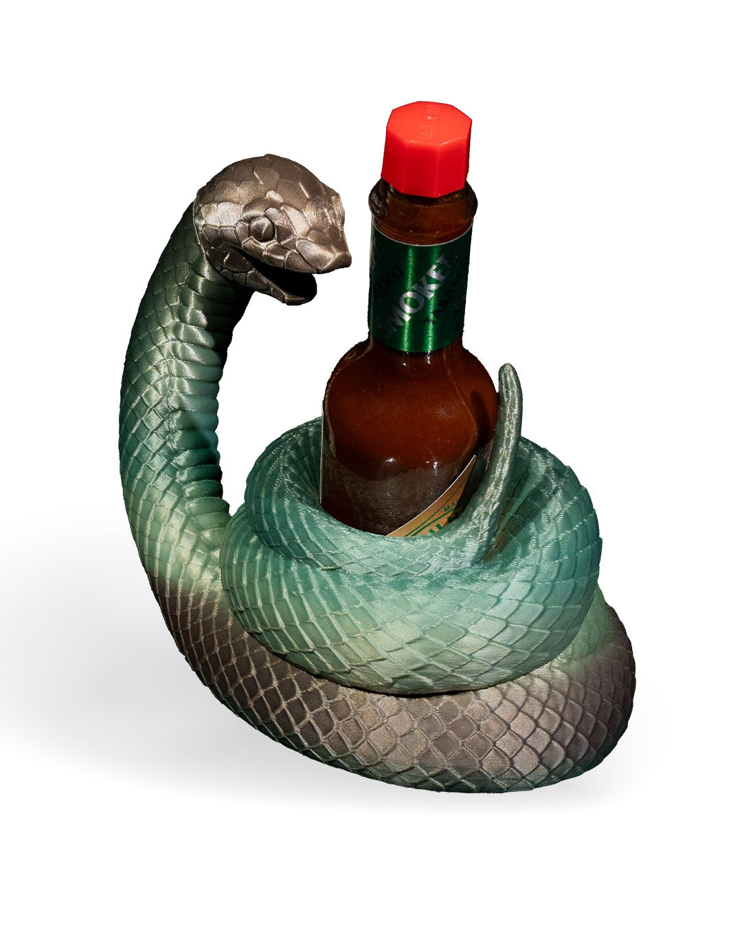 Viper 3D Printed Hot Sauce Holder – Bold and Fierce Tabasco Display