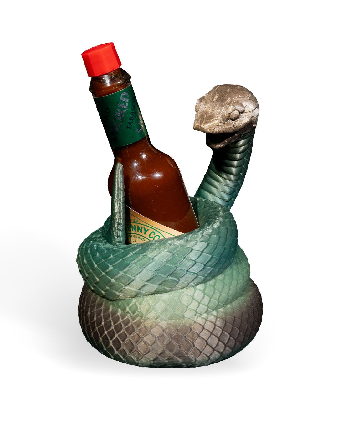 Viper 3D Printed Hot Sauce Holder – Bold and Fierce Tabasco Display