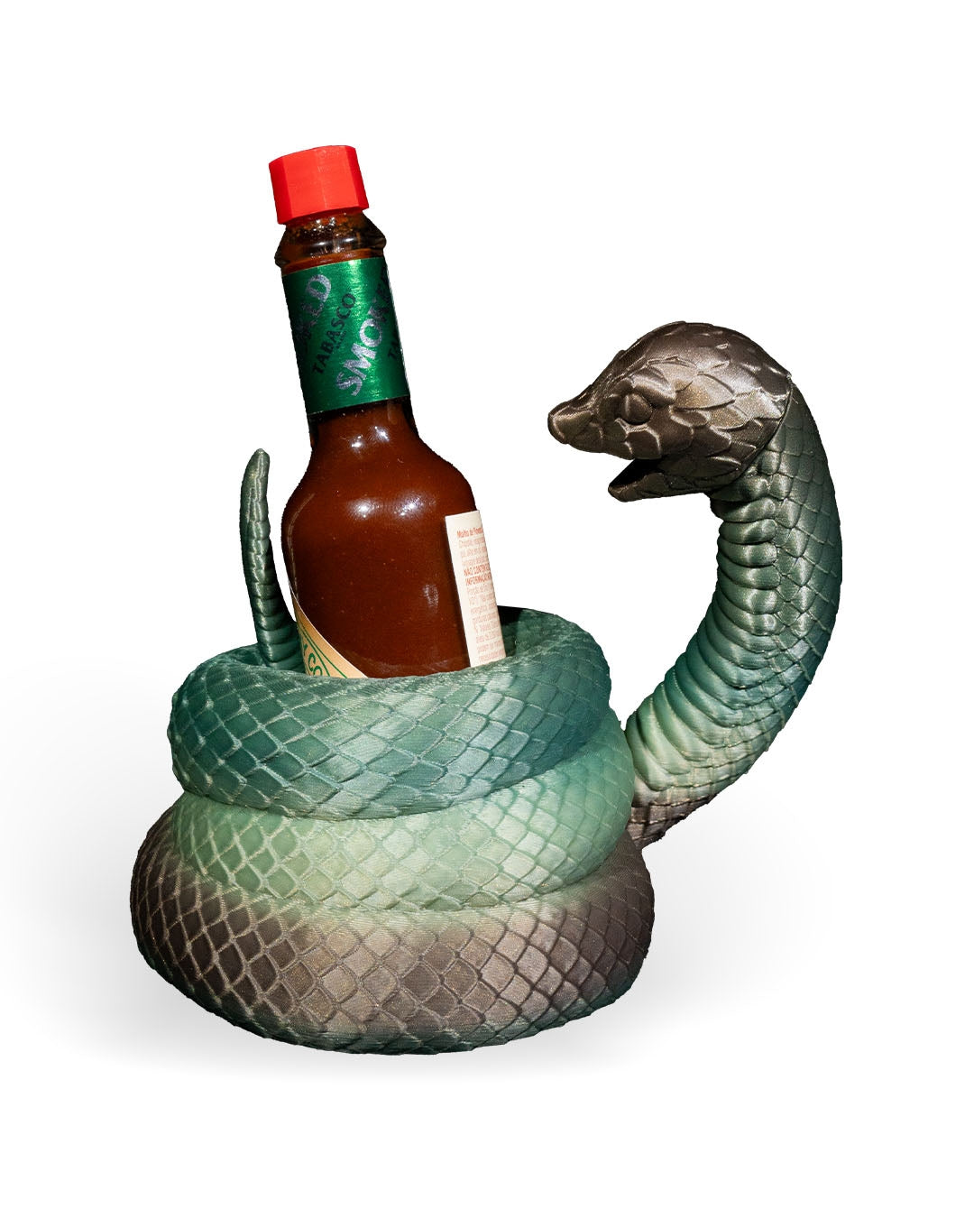 Viper 3D Printed Hot Sauce Holder – Bold and Fierce Tabasco Display