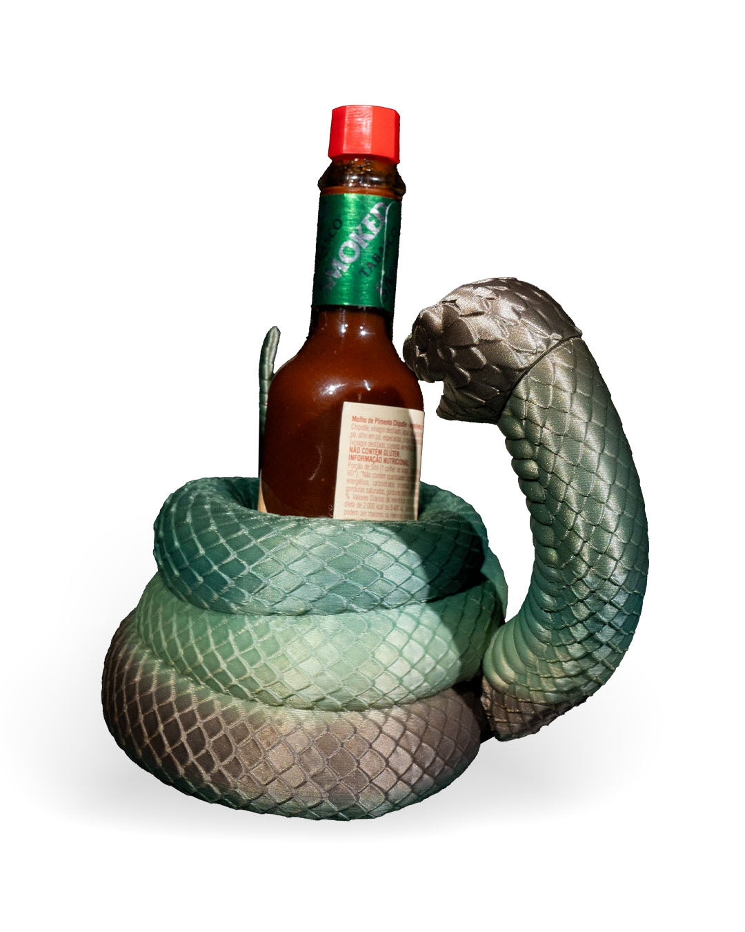 Viper 3D Printed Hot Sauce Holder – Bold and Fierce Tabasco Display