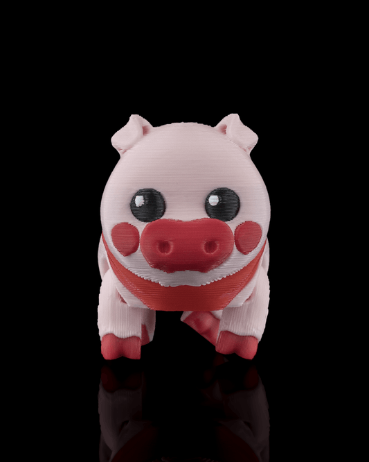 Willow The Pig Pocket Pal Toy & Keychain