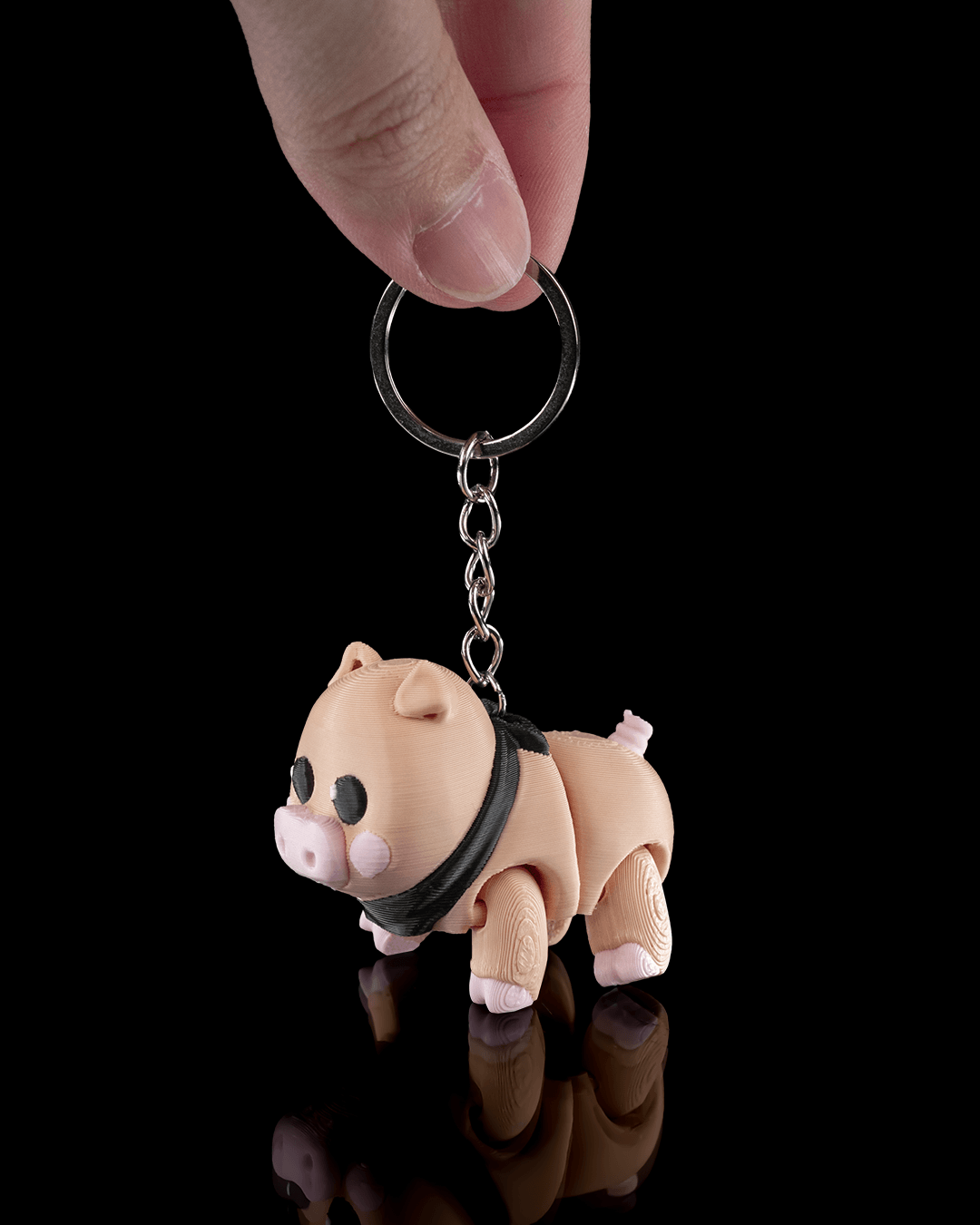 Willow The Pig Pocket Pal Toy & Keychain