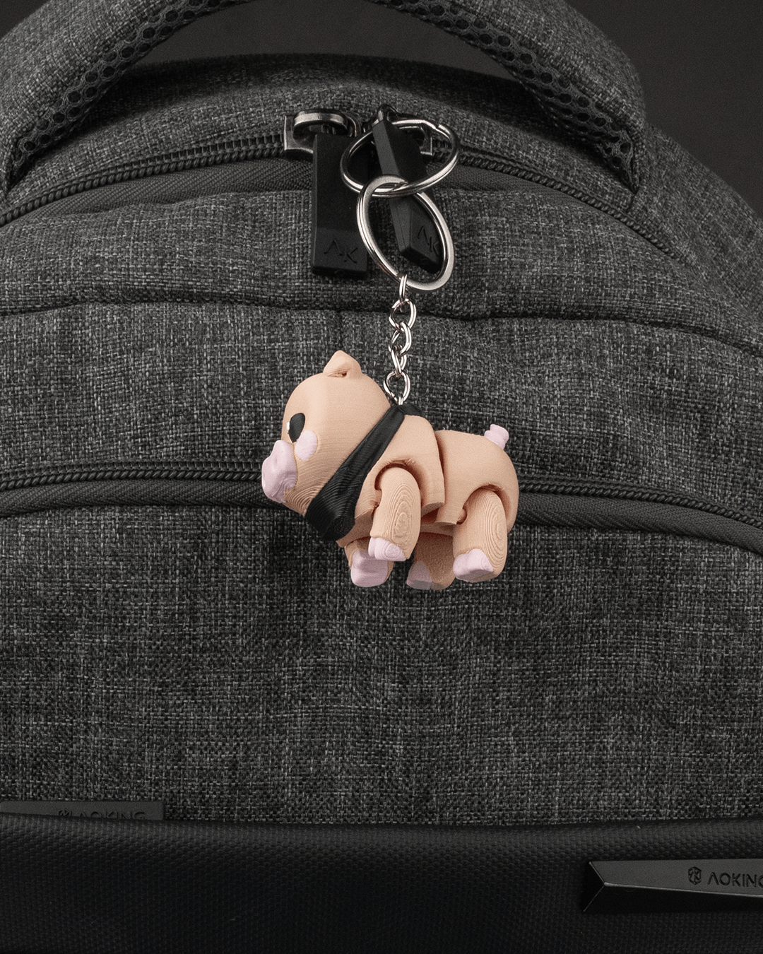 Willow The Pig Pocket Pal Toy & Keychain