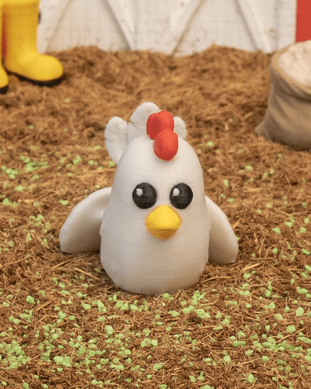 Polly, das Huhn Pocket Pal Spielzeug &amp; Schlüsselanhänger