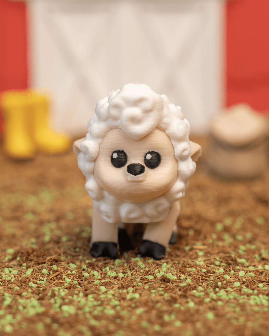 Sheep Pocket Pal Toy & Keychain