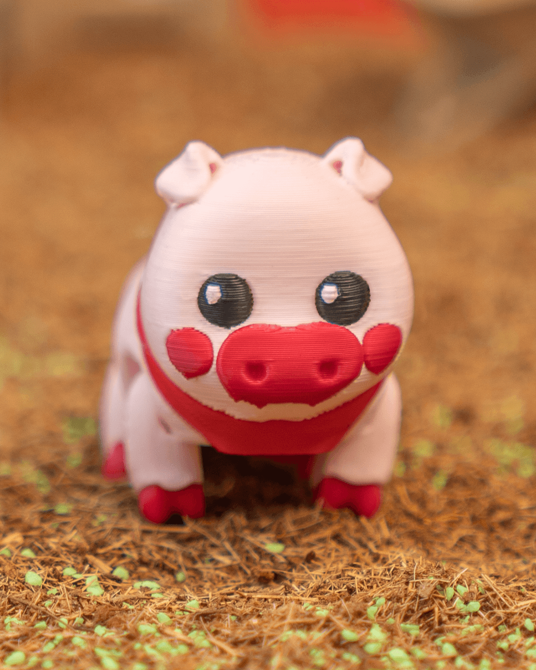 Willow The Pig Pocket Pal Toy & Keychain