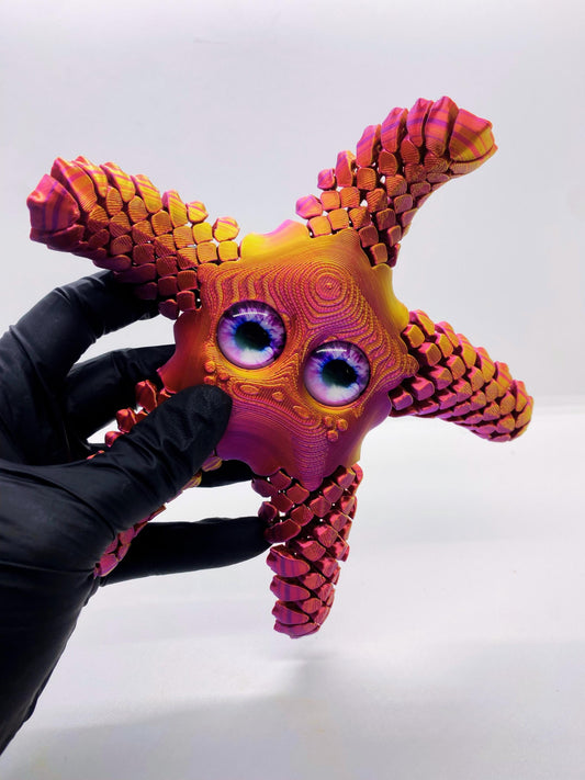 Articulated Starfish Fidget Toy - 3D Printed | Fidget Toys | Articulated Sea Life