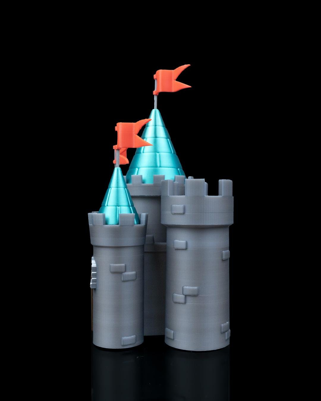 3D Printed Fairytale Castle – Fantasy Decor, DIY Hobby Kit, Garden Display, Tabletop Game Terrain & Toy Playset