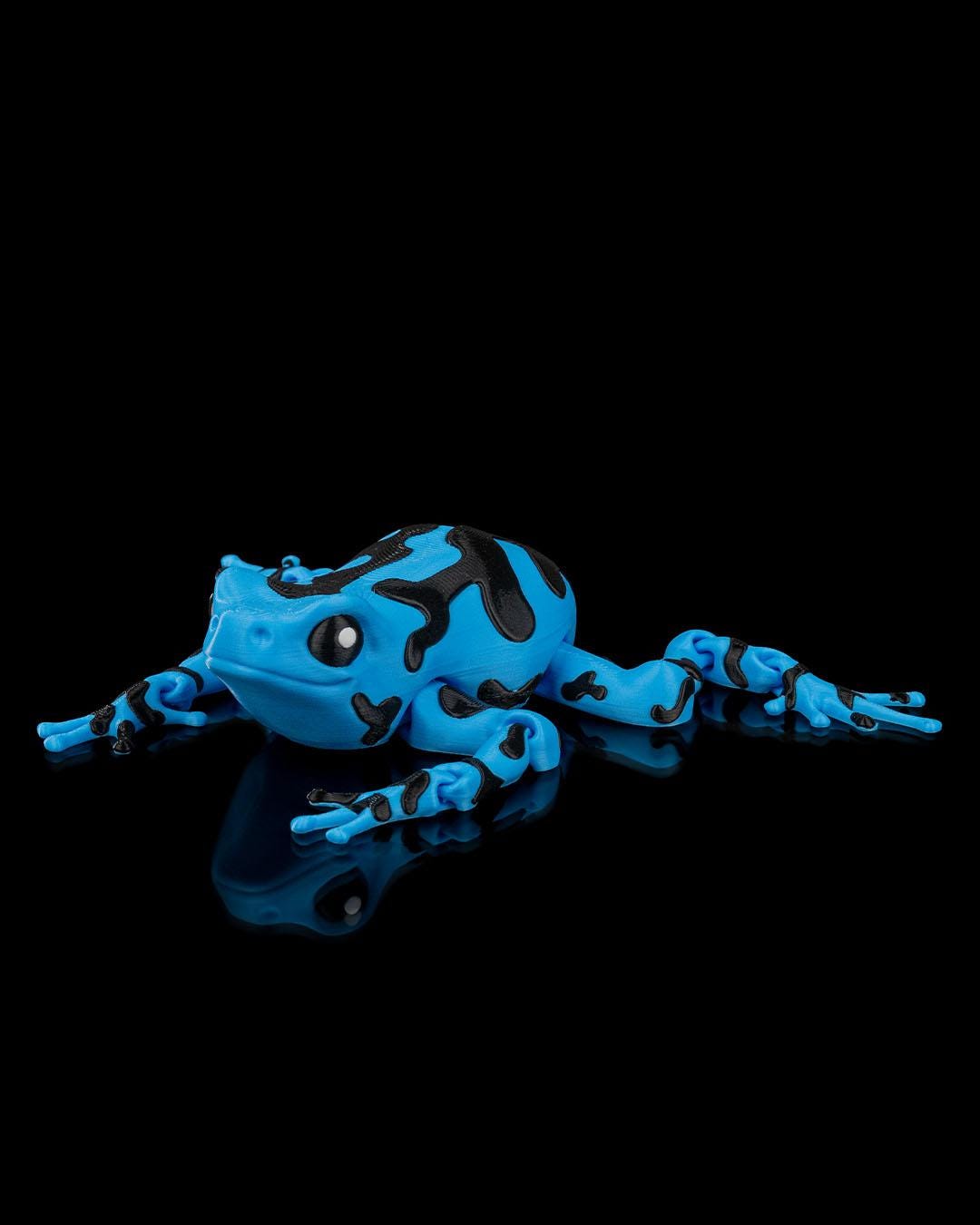 Darcy the Poison Dart Frog Toy - Articulated Frog Figurine, Realistic Educational Decor, Kids’ Animal Playset & Collector’s Item