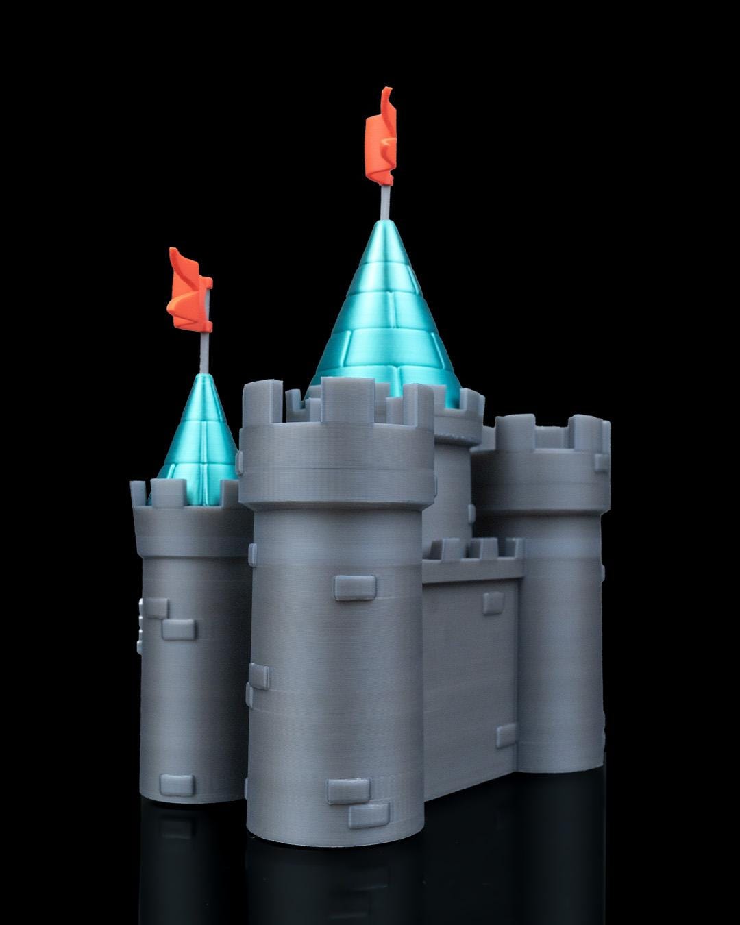 3D Printed Fairytale Castle – Fantasy Decor, DIY Hobby Kit, Garden Display, Tabletop Game Terrain & Toy Playset