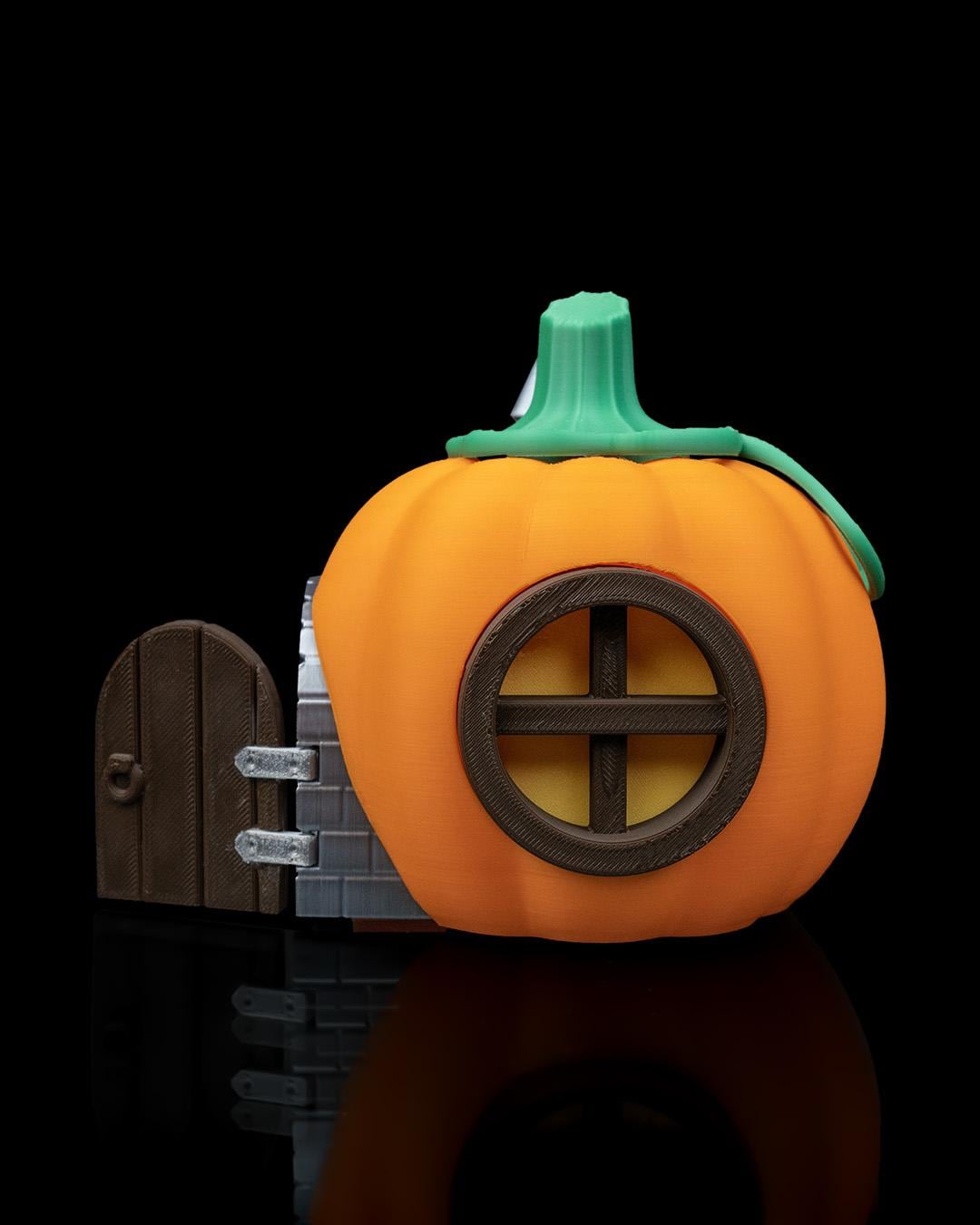 3D Printed Enchanted Pumpkin – Fantasy Decor, DIY Hobby Kit, Garden Display, Tabletop Game Prop & Seasonal Decor