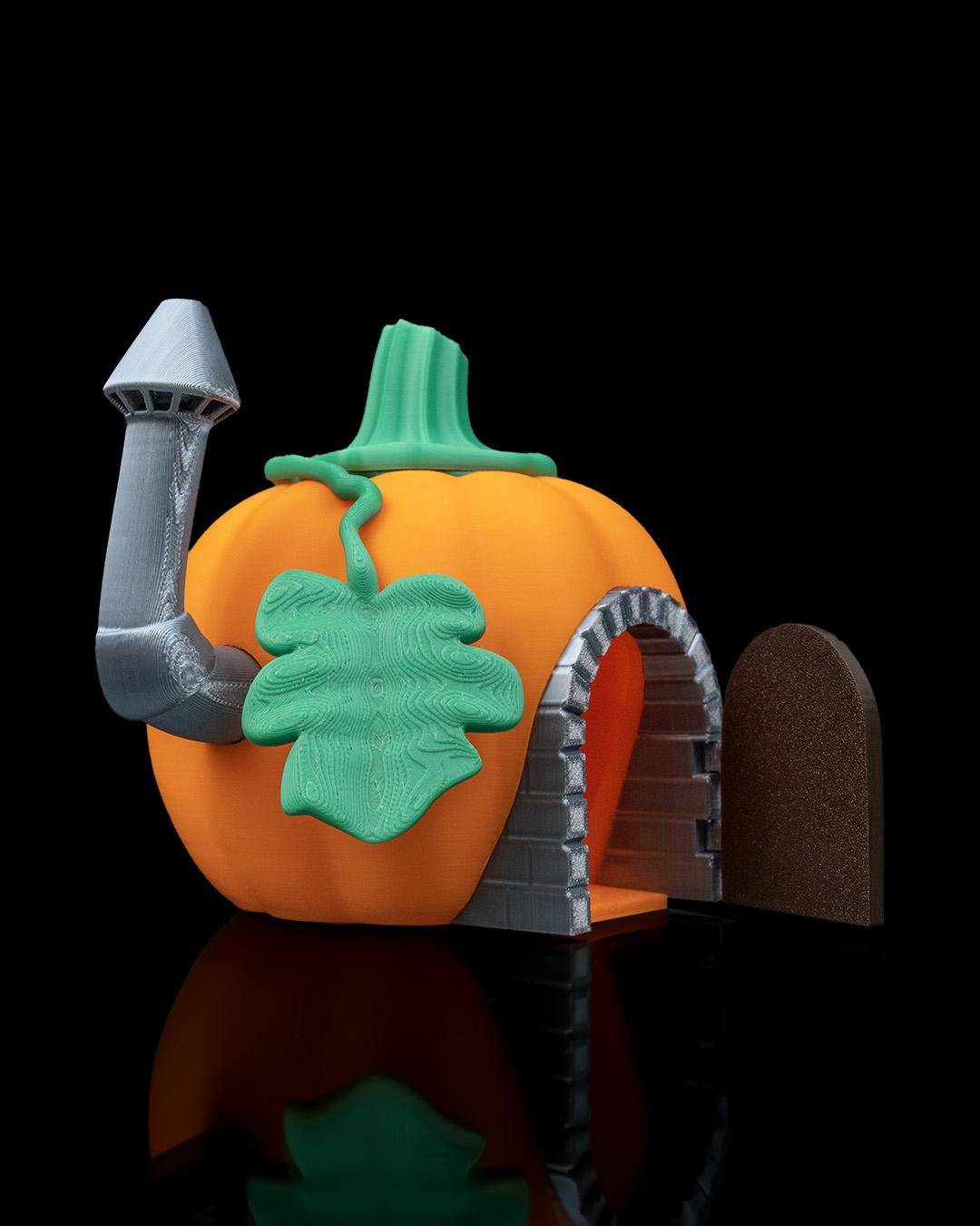 3D Printed Enchanted Pumpkin – Fantasy Decor, DIY Hobby Kit, Garden Display, Tabletop Game Prop & Seasonal Decor