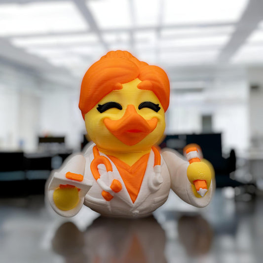 Ducktor 3D Printed Articulated Duck Figurine | Funny Collectible for Jeep Owners | Duck Lovers | Male & Female