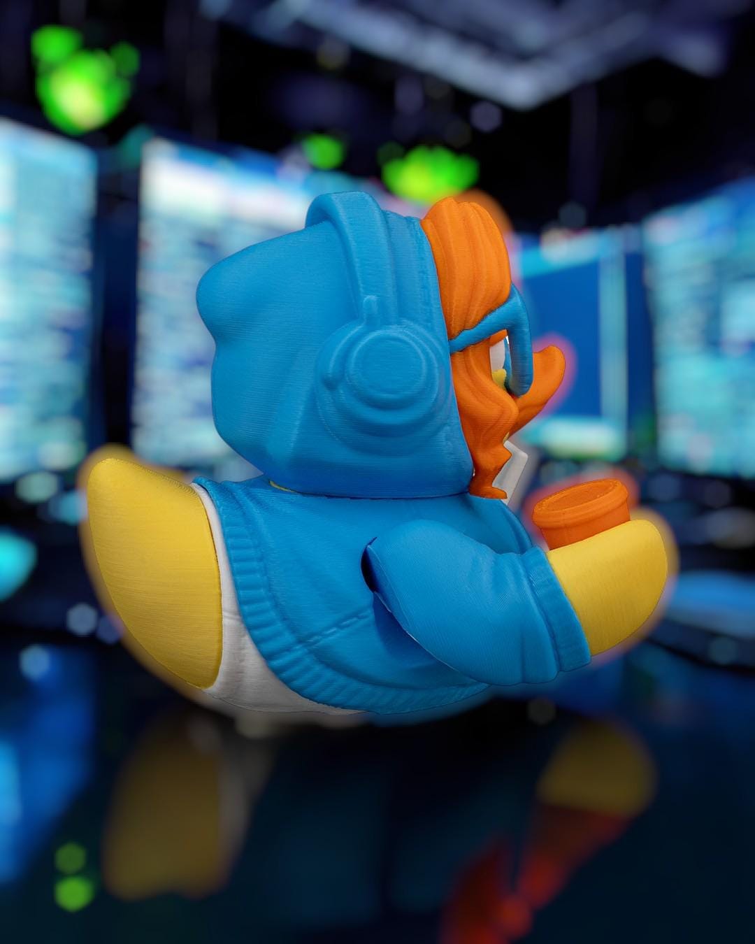 Code Quacker 3D Printed Articulated Duck Figurine | Funny Collectible for Jeep Owners | Duck Lovers | Programmer Gift