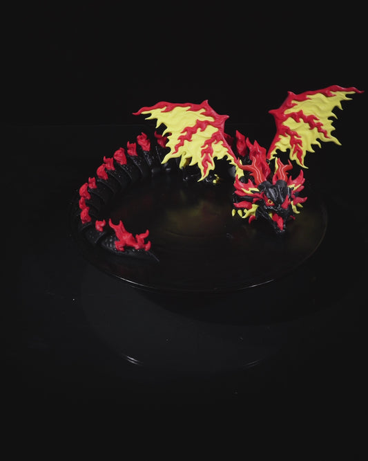 Scorchwing Tyrant – Dragon articulé imprimé en 3D