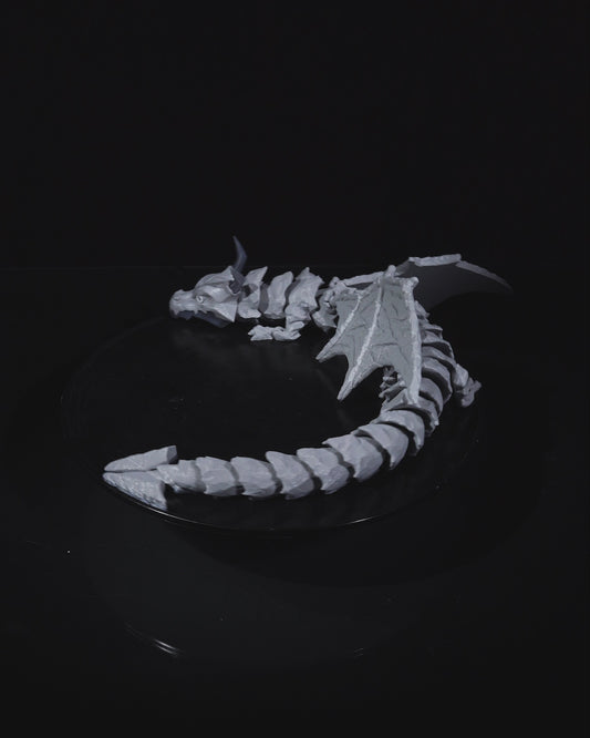 The Lithic Titan – 3D Printed Articulated Dragon