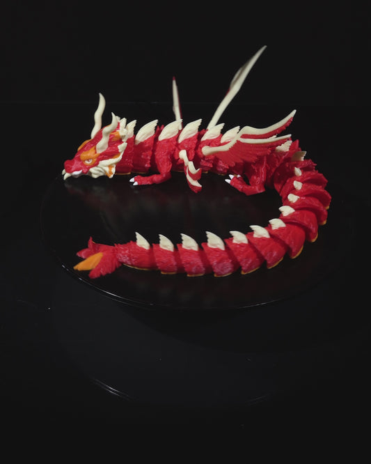 Skyborne Majesty – Dragon articulé imprimé en 3D